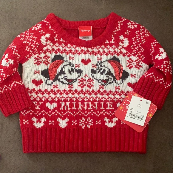 Disney Christmas Minnie Mouse sweater - Picture 1 of 2